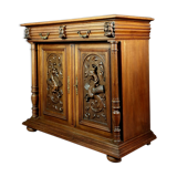 Renaissance lounge buffet in blond walnut