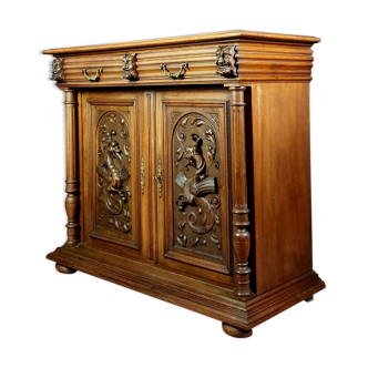 Renaissance lounge buffet in blond walnut