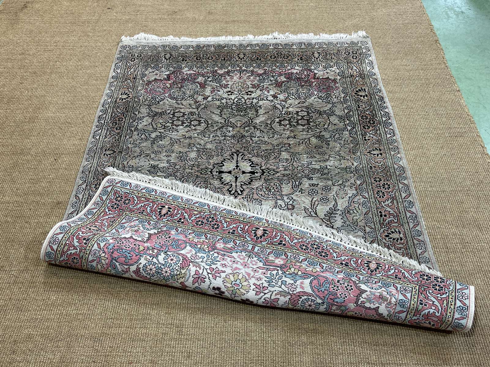 Handmade Iranian wool carpet