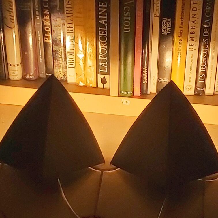 Pair of gilles Derain Lumen Center wall light