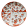 Antique Kutani porcelain plate (Meiji period, 19th century)