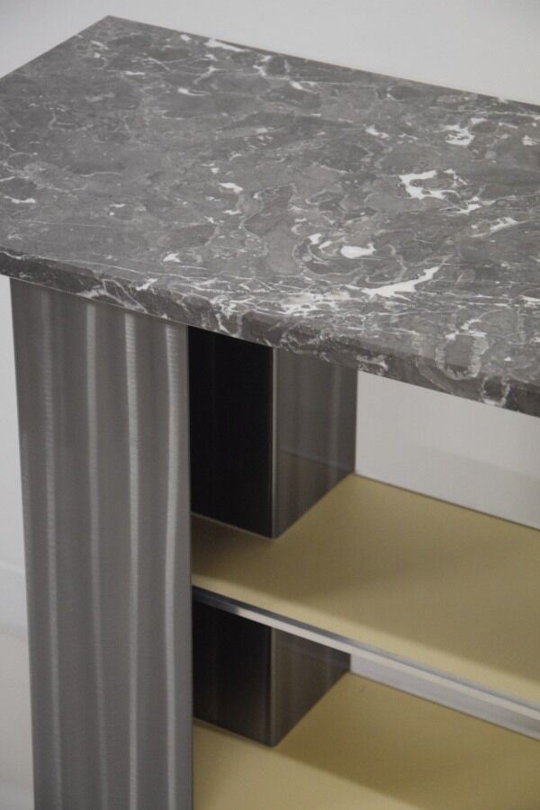 Entry table - console - 80s - Italian design - Modernist minimalist