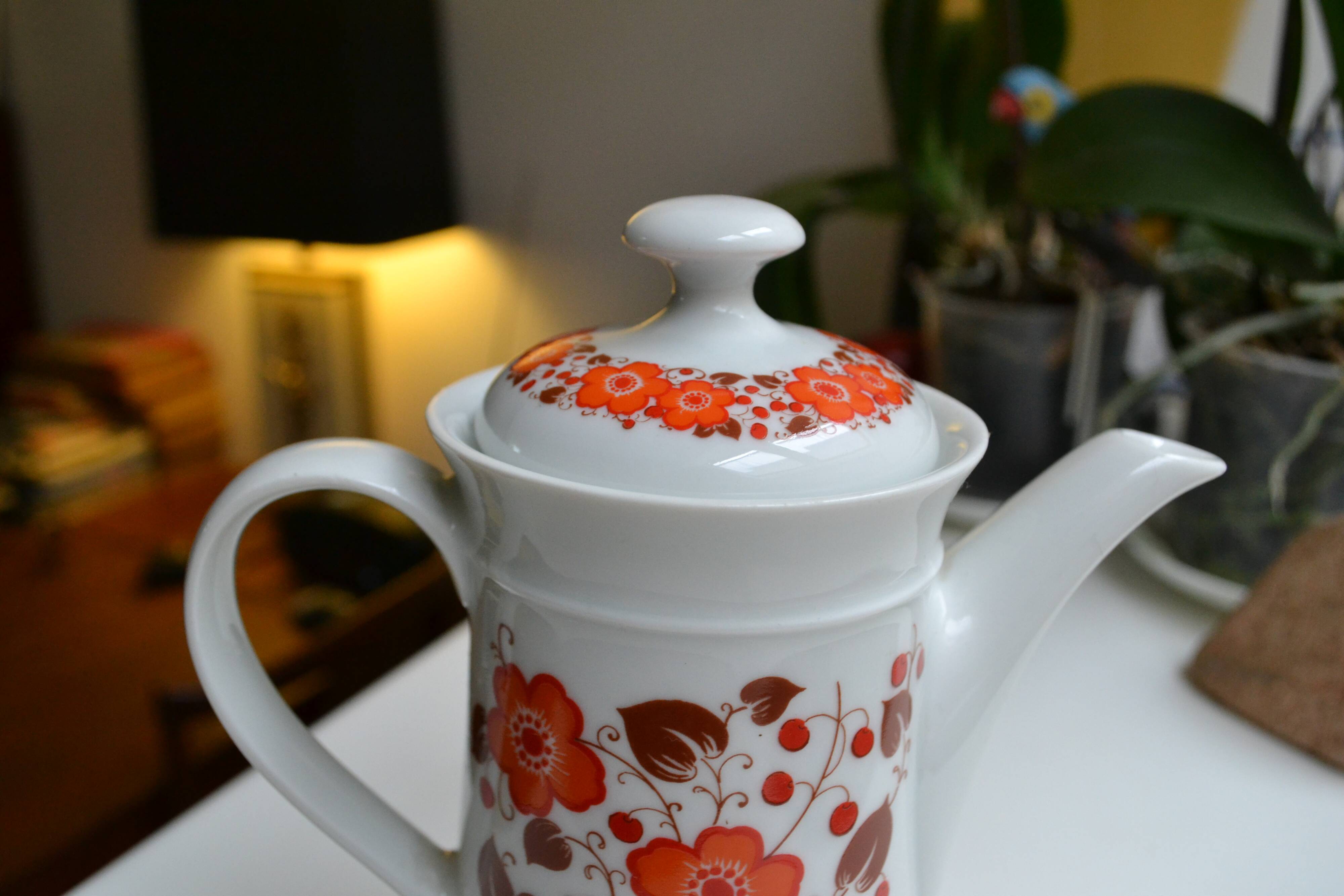 Coffee maker 70s flowers Bavaria