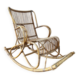 Vintage rattan rocking chair