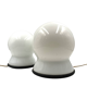 Sergio Asti, Set of 2 "Scafandro" Table Lamps, Candle, Italy 1970s