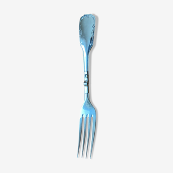 Silver metal folding fork
