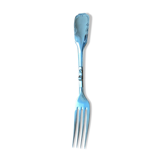 Silver metal folding fork