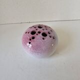 Ceramic vase flower holder Signed pictogram to be identified