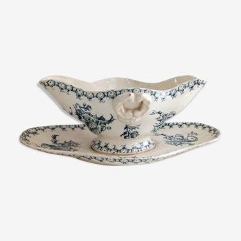 Gravy boat Gien Chardons