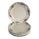 6 assiettes à dessert vintage décor main Villeroy & Boch