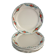 6 assiettes à dessert vintage décor main Villeroy & Boch