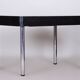Bauhaus Extendable Dining Table in Oak Veneer and Chrome, 1930s