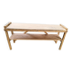 Console bois brut