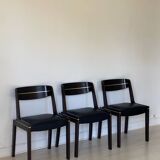 3 1930s leather chairs