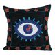 Vintage embroidered cushion cover 51x51 cm