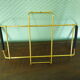 Aperitif servant, sauce, with 3 glass ravines and gold metal support - Design - 60s