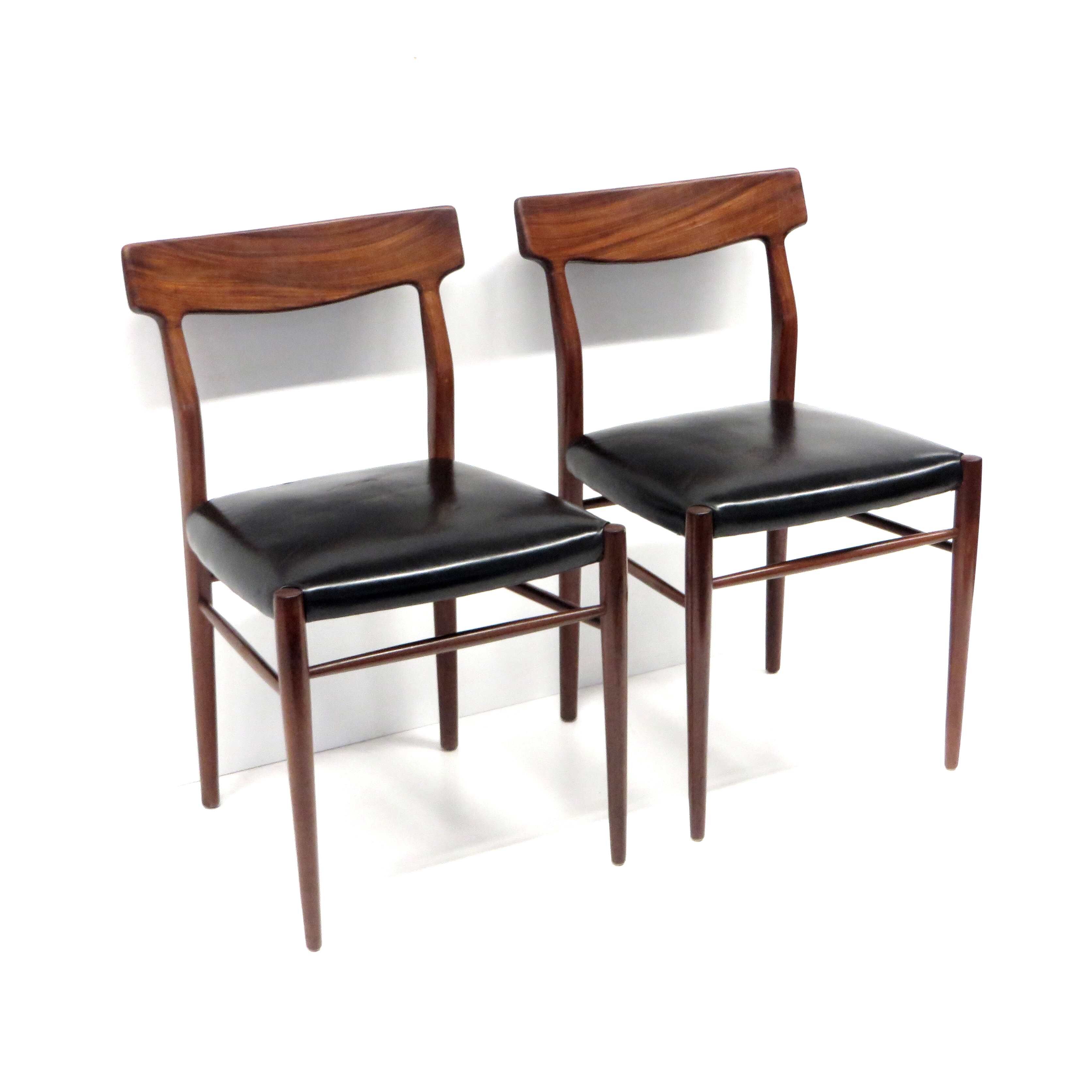 Set of 2 vintage chairs from Lübke made in the 60