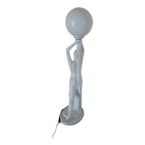 1970s lamp. Nude Art Deco style. 67cm.