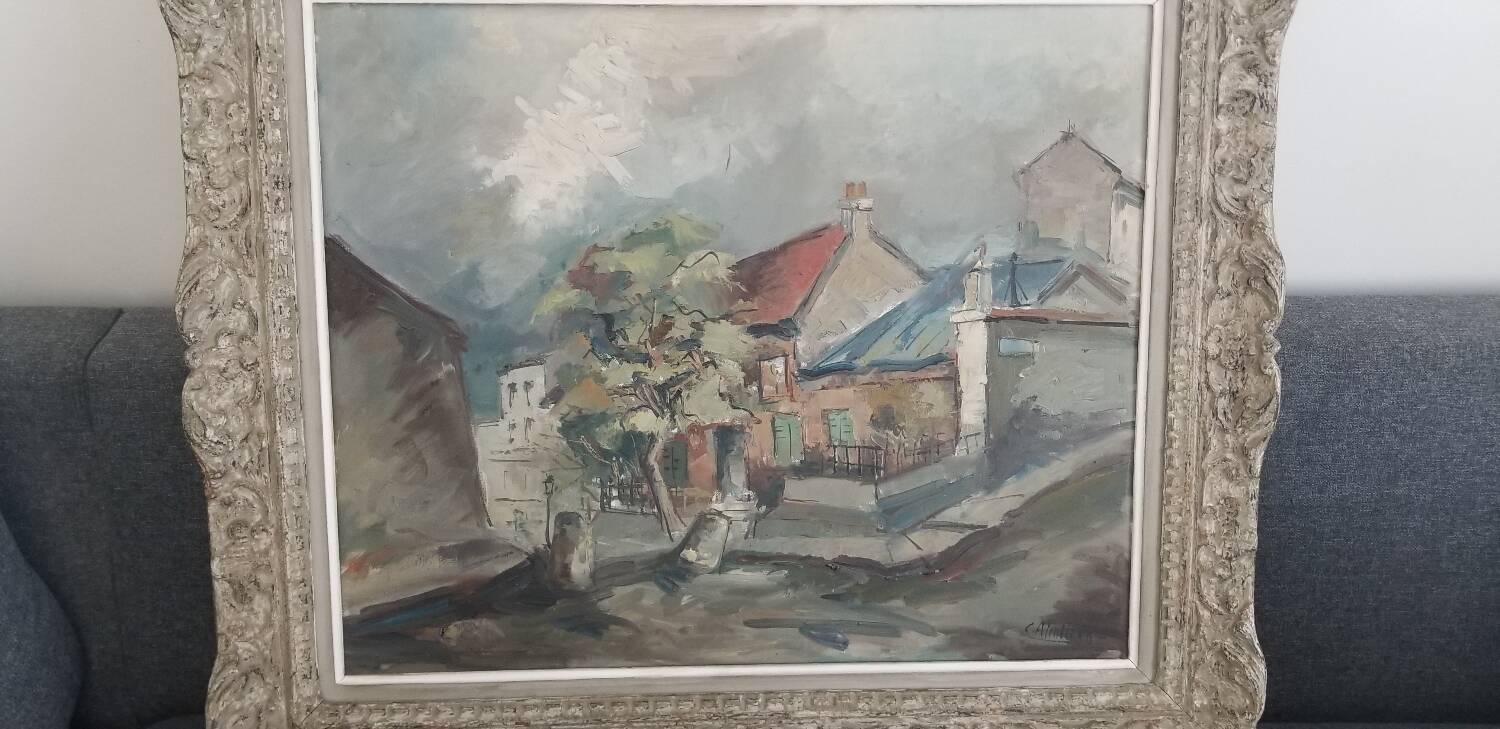 Claude aliotti (1925-1989) - oil on canvas - 54 x 65 cm