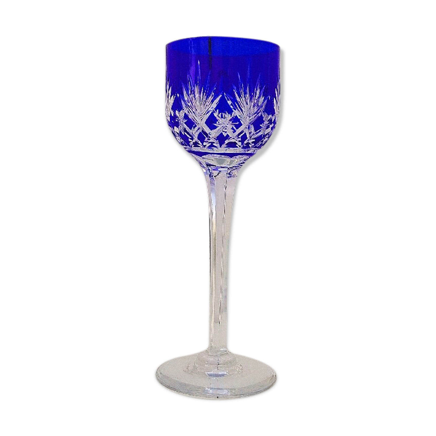 Roemer crystal Glass Roemer Crystal Saint Louis cobalt blue