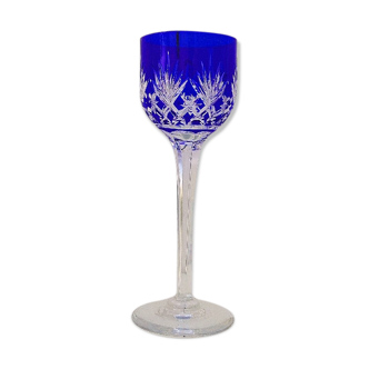 Roemer crystal Glass Roemer Crystal Saint Louis cobalt blue