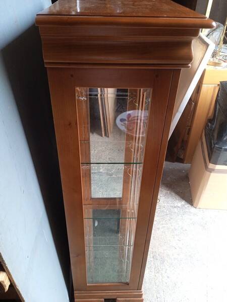 Louis Philippe cherry display case 140 cm