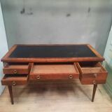 1900 Louis XVI style veneer flat desk
