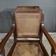 Hairdresser's armchair in solid beech, Louis-Philippe style - Early 20th century