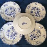 5 plates Lancaster in ceramic