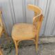 4 bistro chairs  blond wood