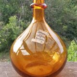 Demijhon or amber blown glass