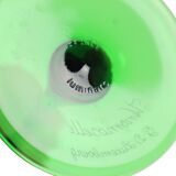 Set of 6 Vintage Luminarc Vins Moselle Wine Glasses Green