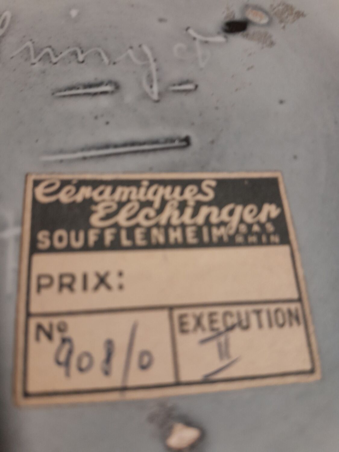 Ceramic vase Elchinger