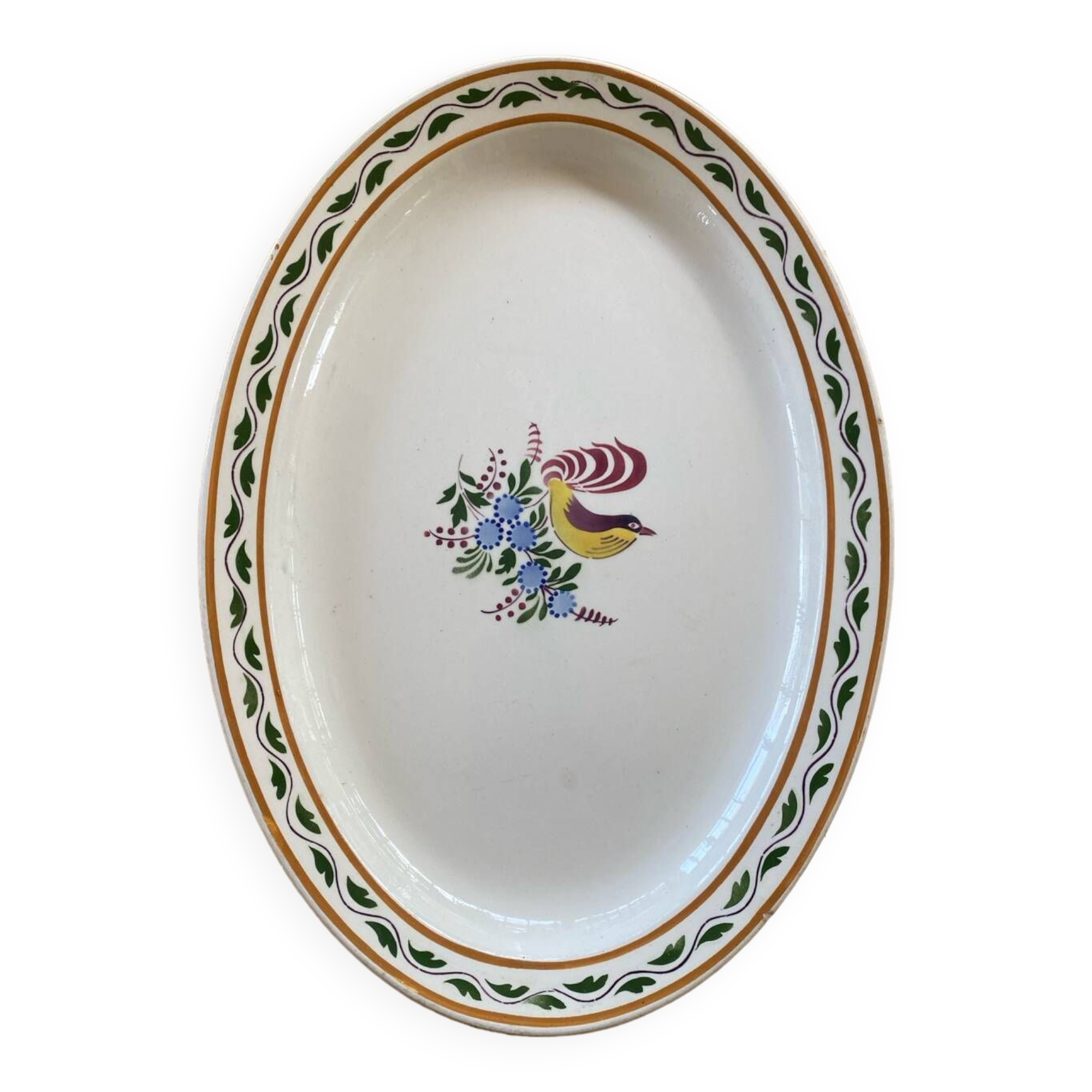 La Louvière oval dish