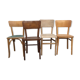 Set de quatre chaises Thonet, Bauman et Luterma
