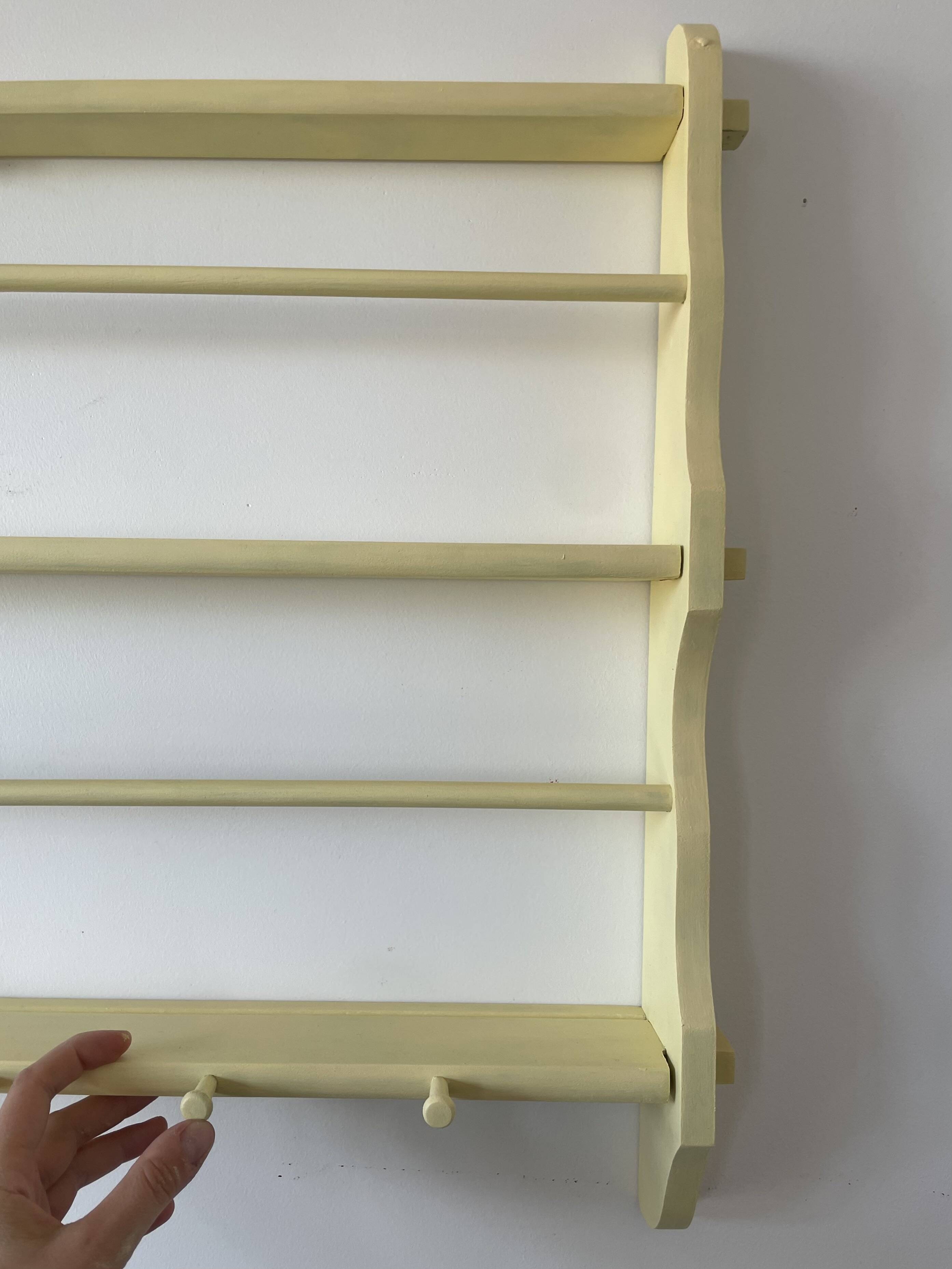 Old wooden wall shelf