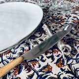 6 knife holders art deco horses