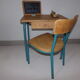 Pupitre de maternelle et sa chaise de la marque Luterma