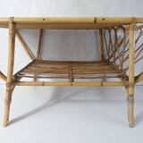 rattan coffee table