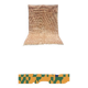 Mrirt carpet in camel/powder pink with textured abstract patterns.