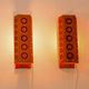 Mid-century modern pine wall sconces from Vemdalia, Sweden, 1975, set of 2