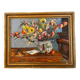 Still life painting with flowers and keys, 1973