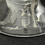 Daum vase, crystal blown and worked hot