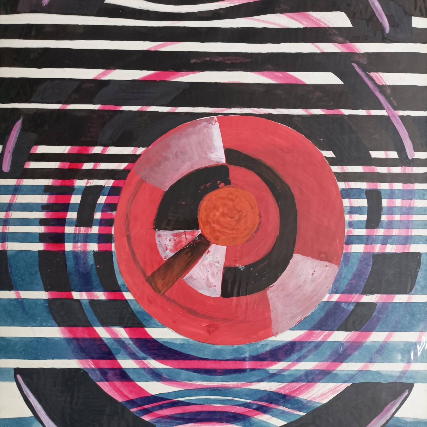 Peinture abstraite, géométrique