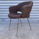 Fauteuil conférence en tweed 1970