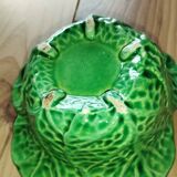 Vintage ceramic barbotine bonbonnière in the shape of a cabbage – 1950s