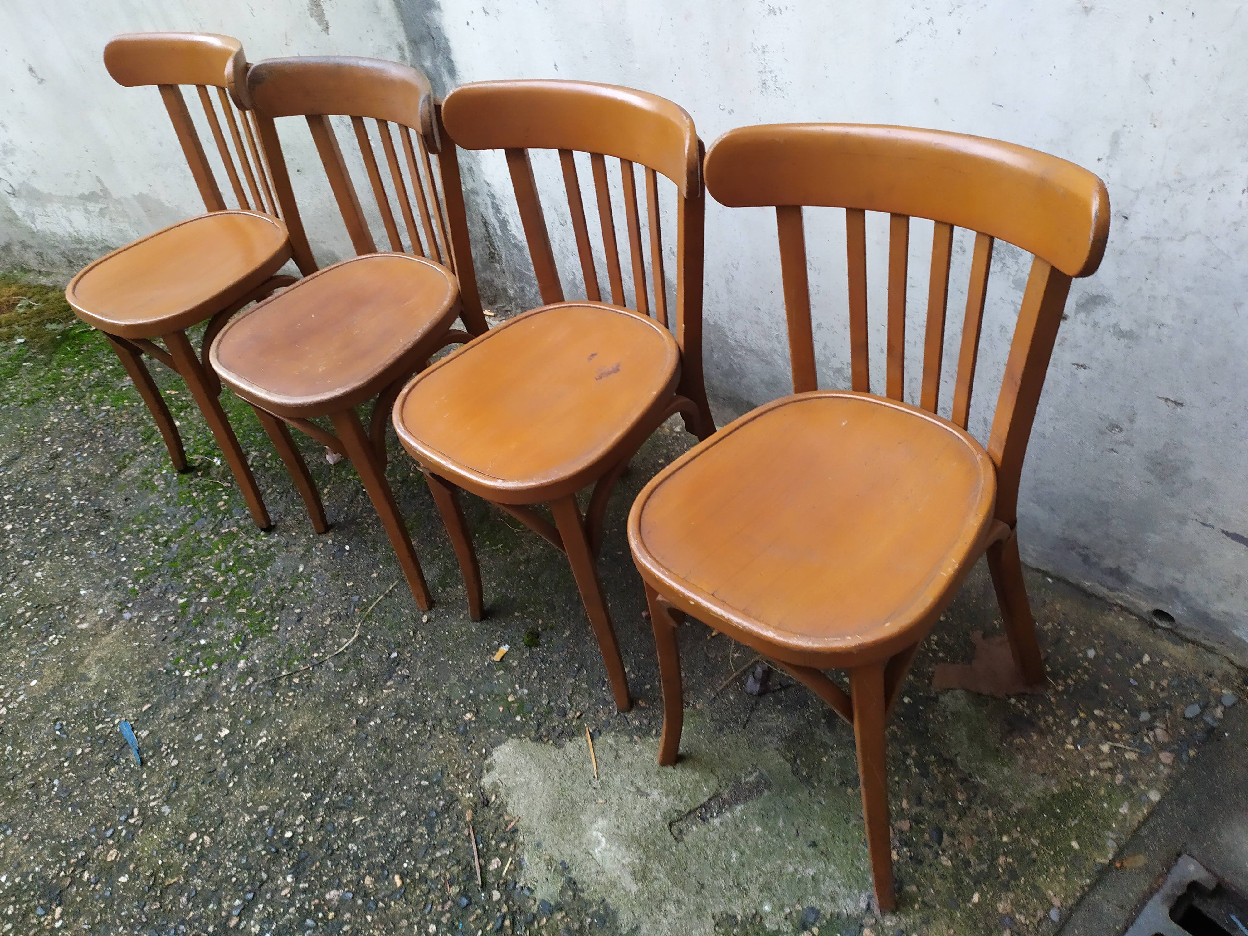 4 bistro chairs