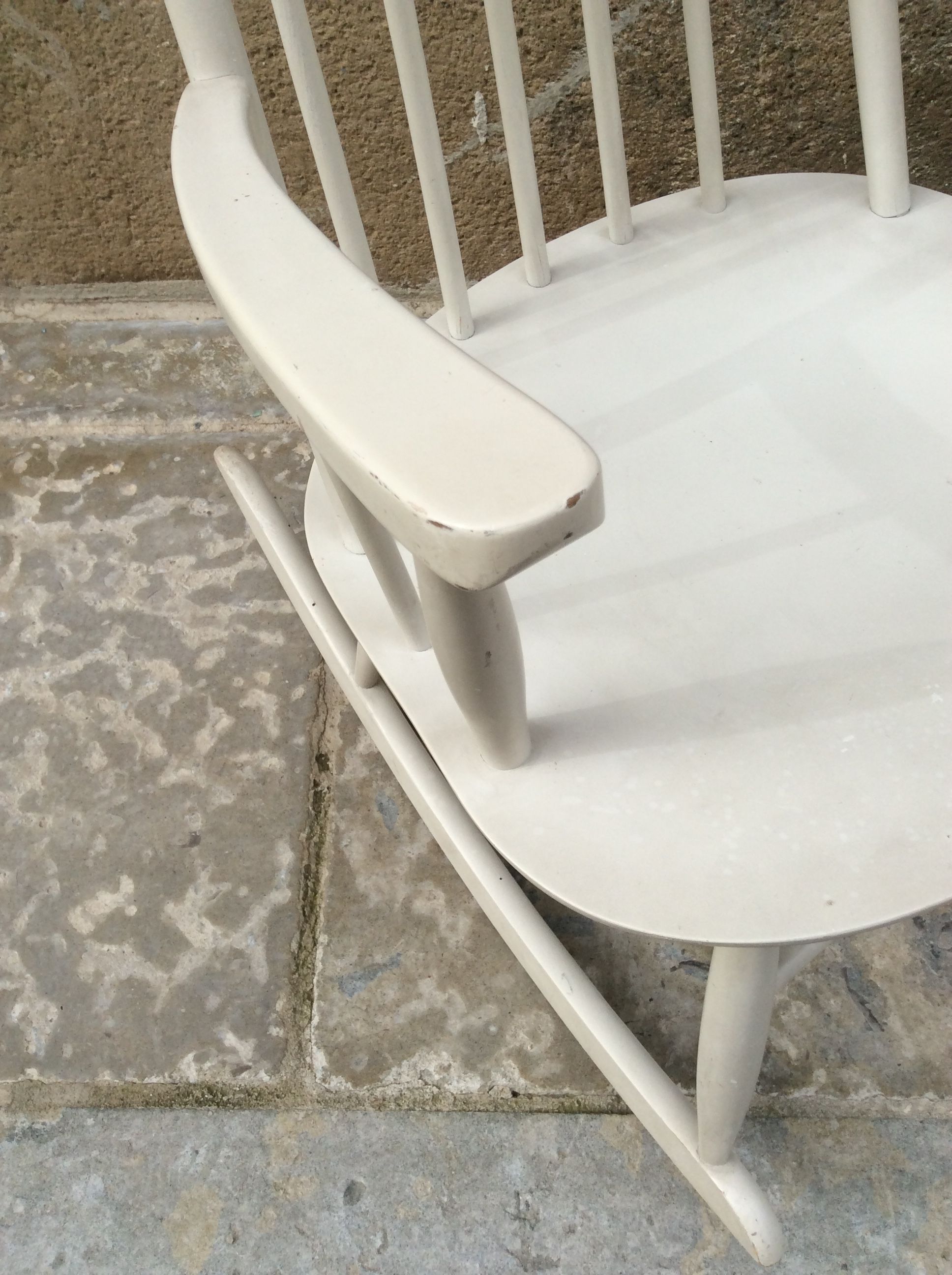 Scandinavian rocking chair 1960 Stol Kamnik