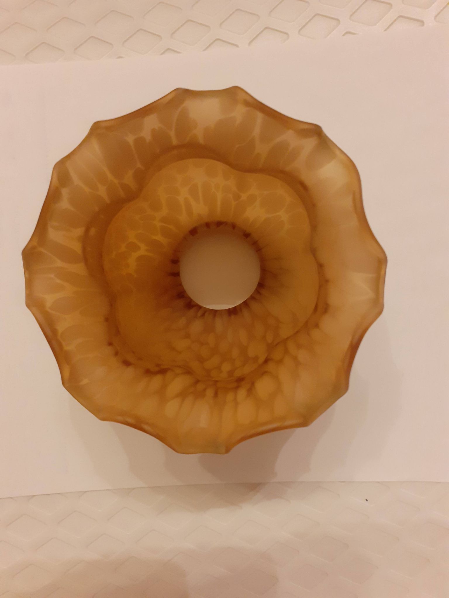 glass tulip lampshade