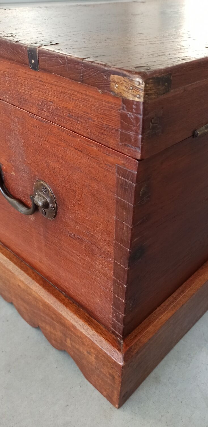 Vintage chest in exotic wood